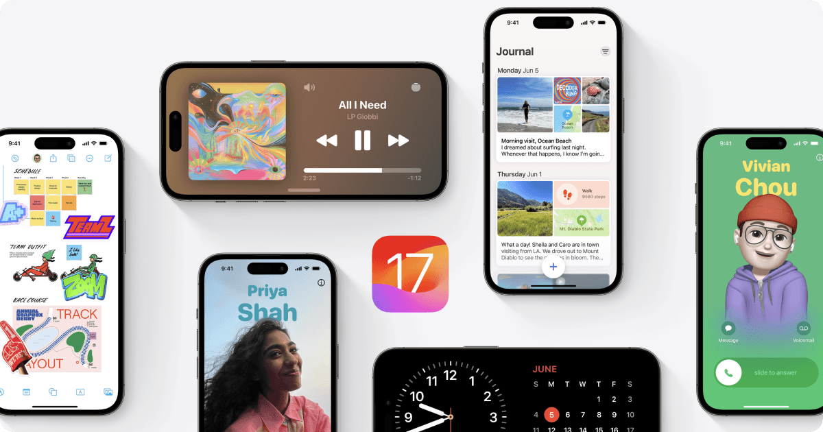 Combination of iOS 17 features